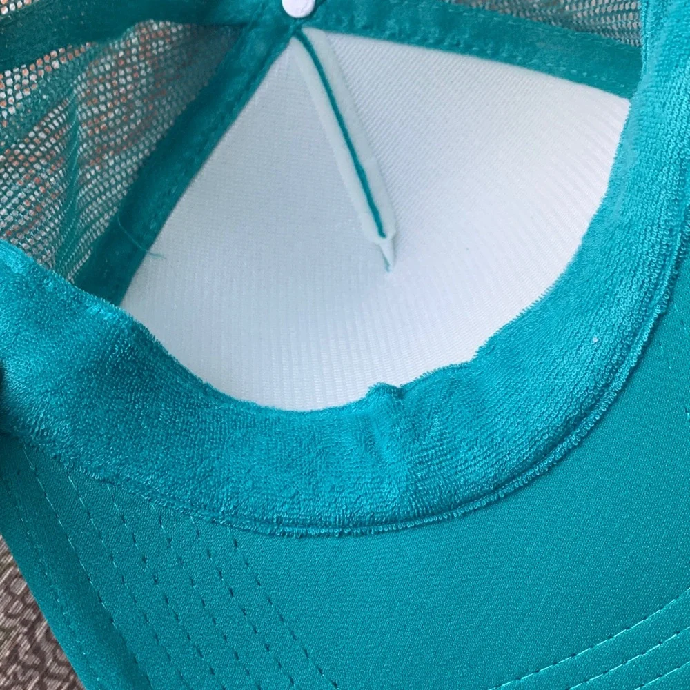 ALOHA Collection Aqua Mesh SnapBack Foam Panel Trucker Cap NWOT - Picture 4 of 7